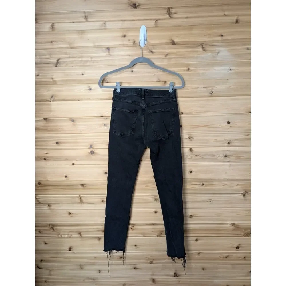 AGOLDE Jeans Womens 26 Black Toni‎ Skinny Ankle Jeans